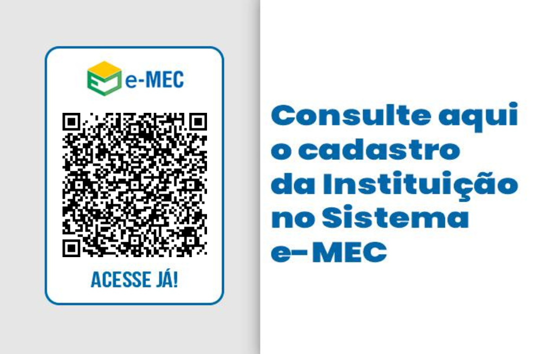 BQRCode para consultar o cadastro da instituição no sistema e-MEC